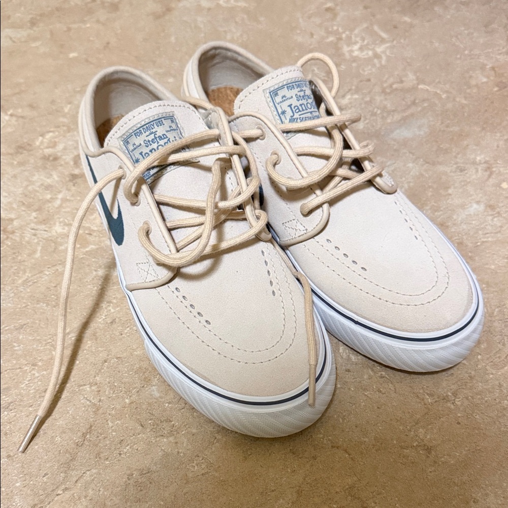 Nike Light Tan Canvas Sneakers